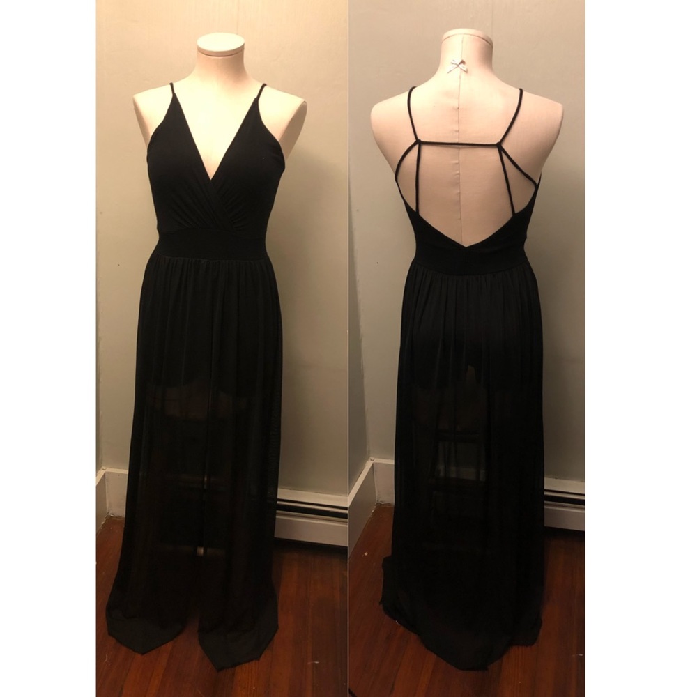 Windsor maxi dress with shorts